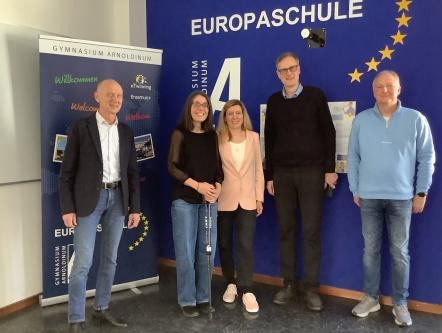 Gymnasium Arnoldinum erneut als Europaschule rezertifiziert: 