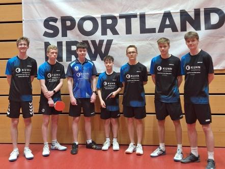 Team vom Arnoldinum auf Platz 4 in NRW